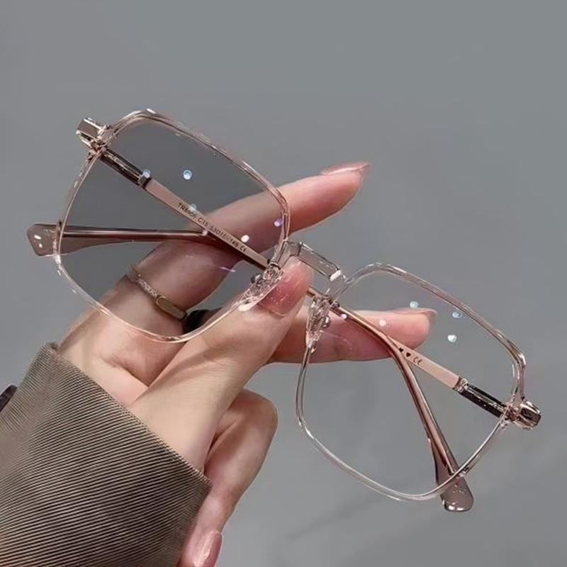 TR90 Anti-Blaulicht Photochrome Quadratische Lesebrille