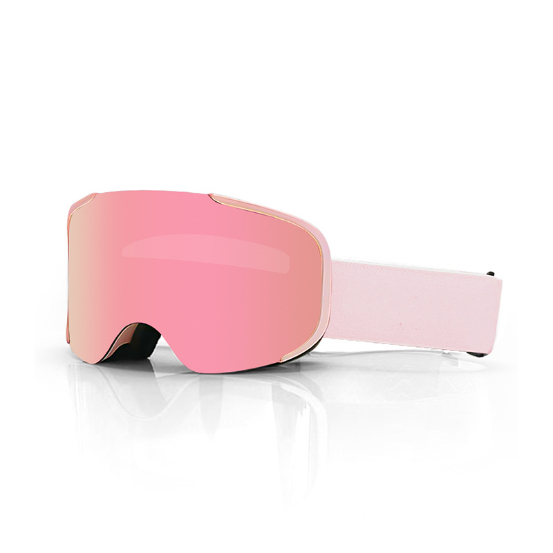 Magnetische Clamshell-Skibrille, doppellagiger UV-Schutz, Schneesport-Sonnenbrille