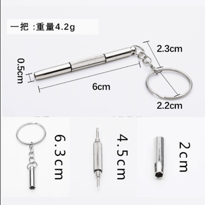 3-in-1-Präzisions-Brillenreparaturwerkzeug